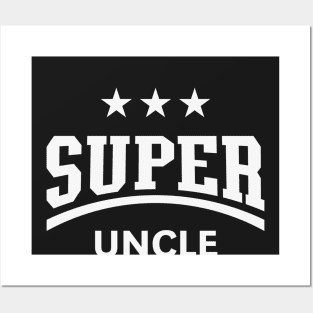 Super Uncle (White) Posters and Art